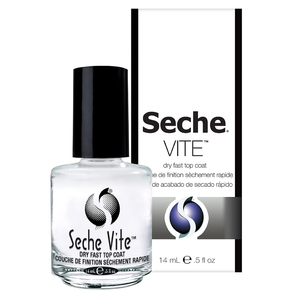 Seche Vite Dry Fast Top Coat 0.5 oz 14 mL - Universal Nail Supplies