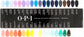 OPI Chart Color Is The Answer - 112 Shades, 3 Panel Display - Universal Nail Supplies