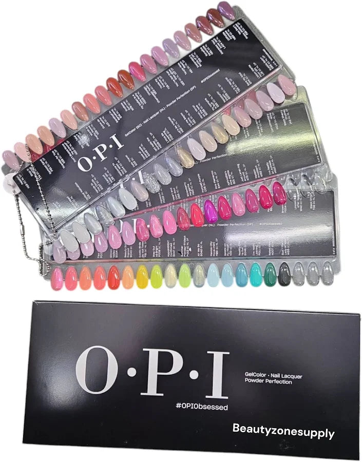 OPI Chart Color Is The Answer - 112 Shades, 3 Panel Display - Universal Nail Supplies