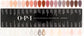 OPI Chart Color Is The Answer - 112 Shades, 3 Panel Display - Universal Nail Supplies