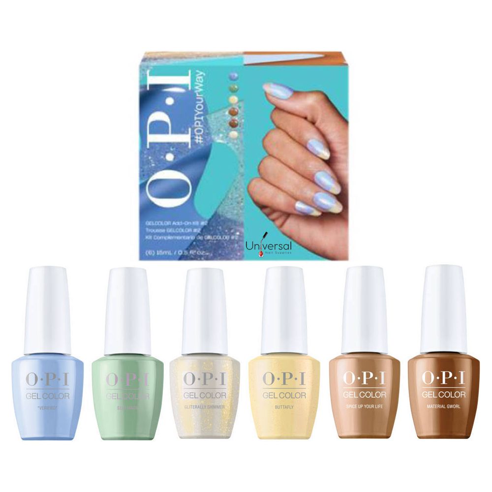 OPI GelColor Spring 2024 Your Way Collection Set 2 Universal Nail