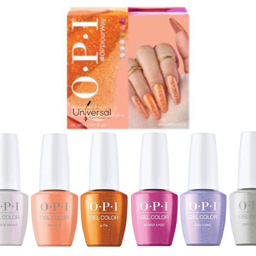 OPI GelColor Spring 2024 Your Way Collection Set 1 Universal Nail