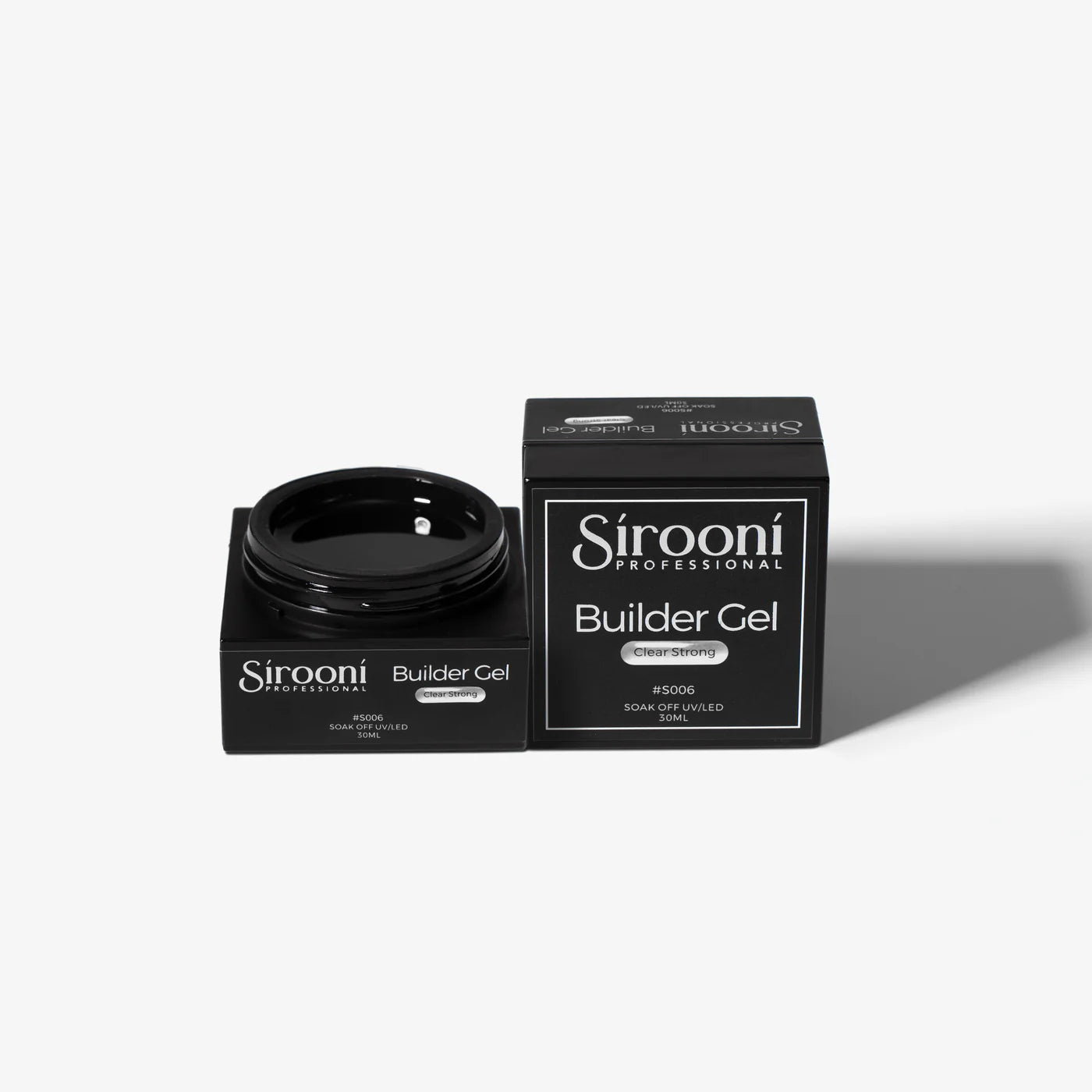 Sirooni Builder Gel - Clear Strong 30ml - Universal Nail Supplies