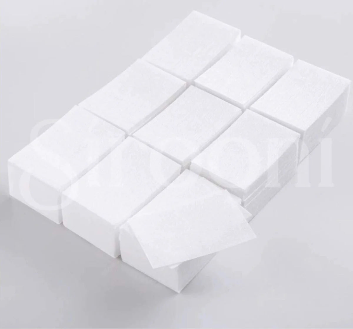 Sirooni Cotton Nail Polish Remover Pads - High Quality 400pcs - Universal Nail Supplies