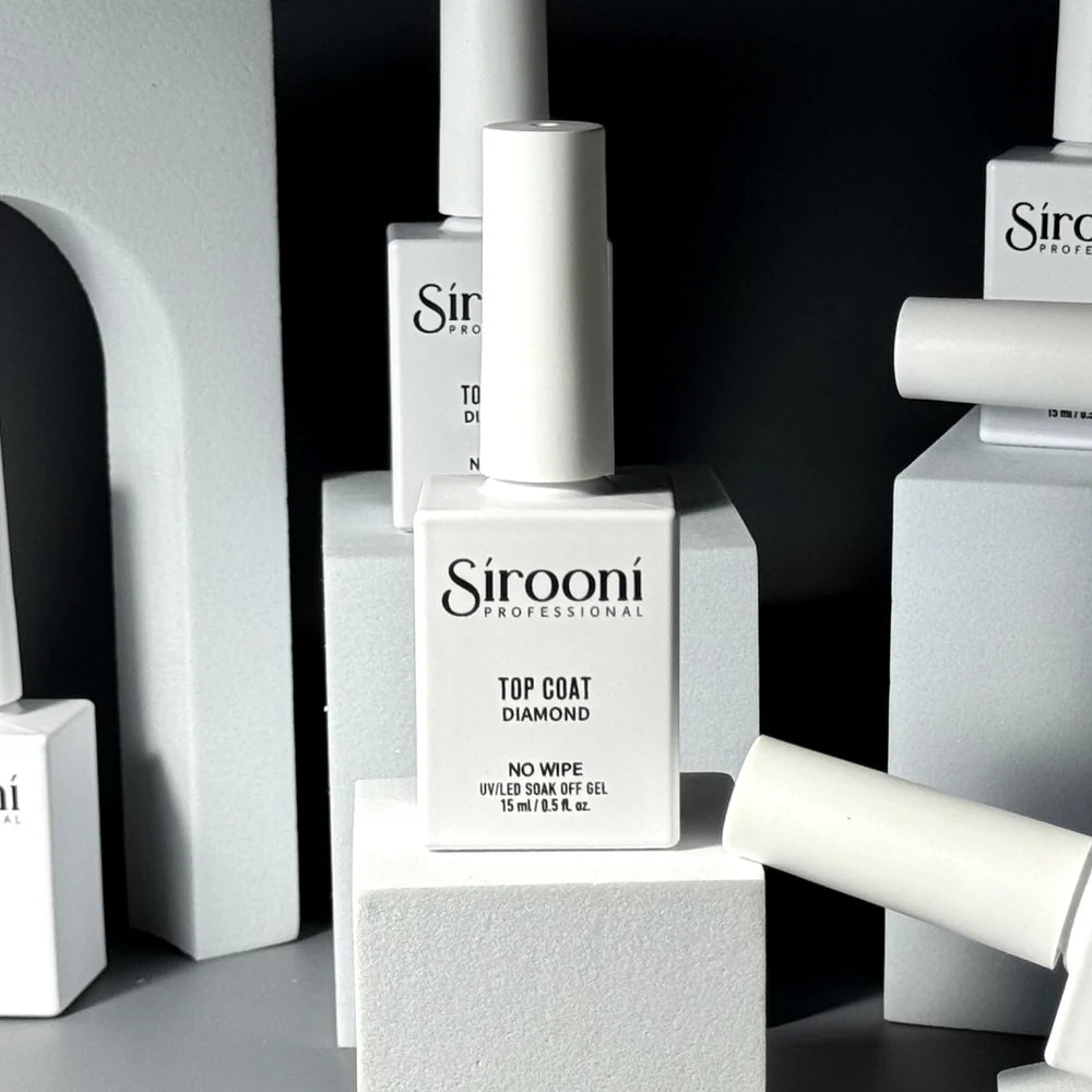 Sirooni Top Coat Diamond 0.5oz 15ml - Universal Nail Supplies