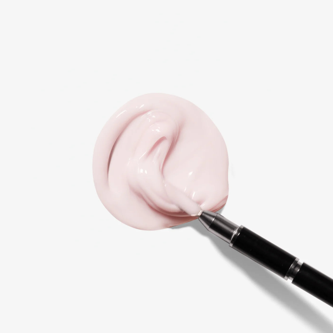 Sirooni Professional Hard Gel in Nude Pink, 30ml, with the Sirooni Top Coat bottle in the background.