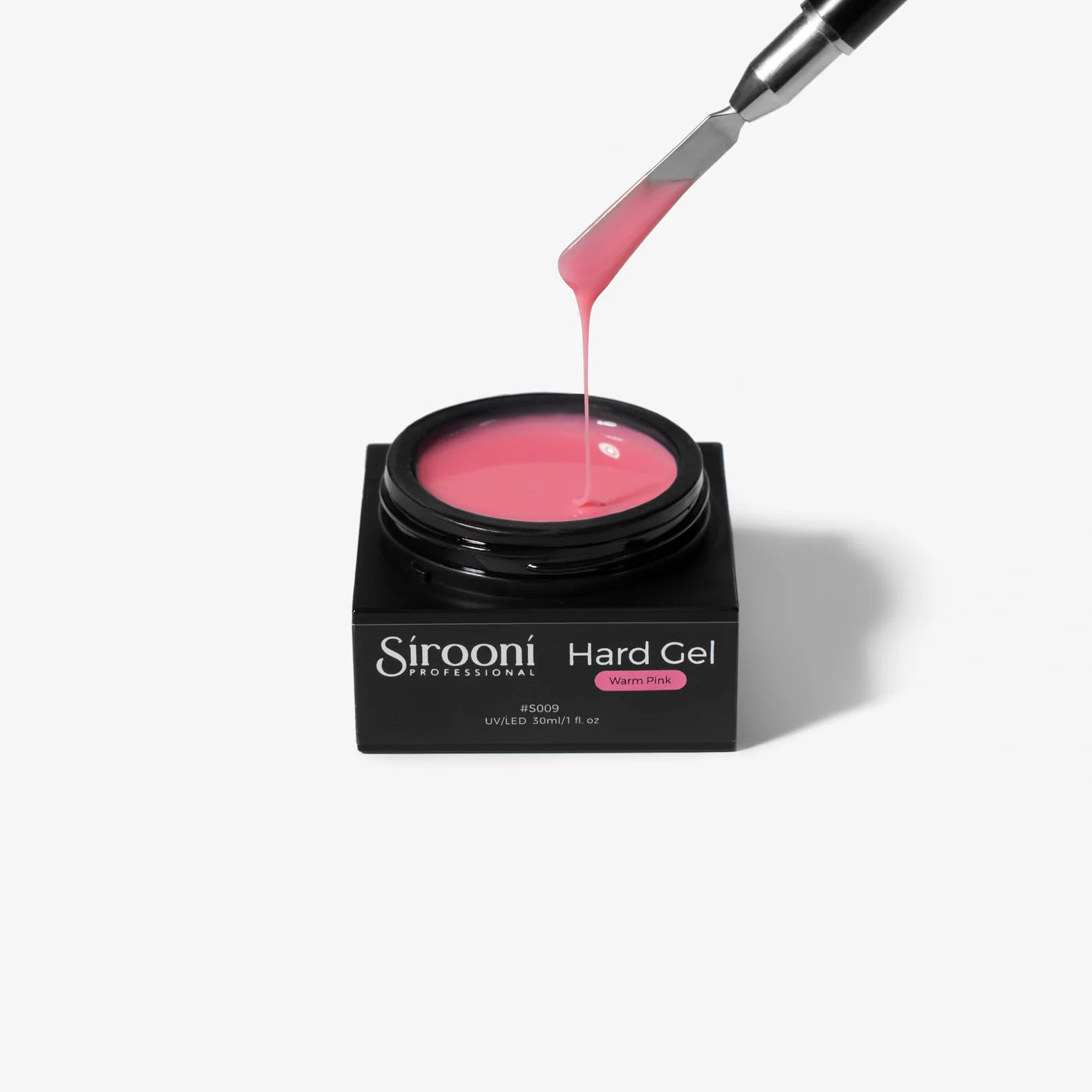 Sirooni Hard Gel - Warm Pink 30ml - Universal Nail Supplies