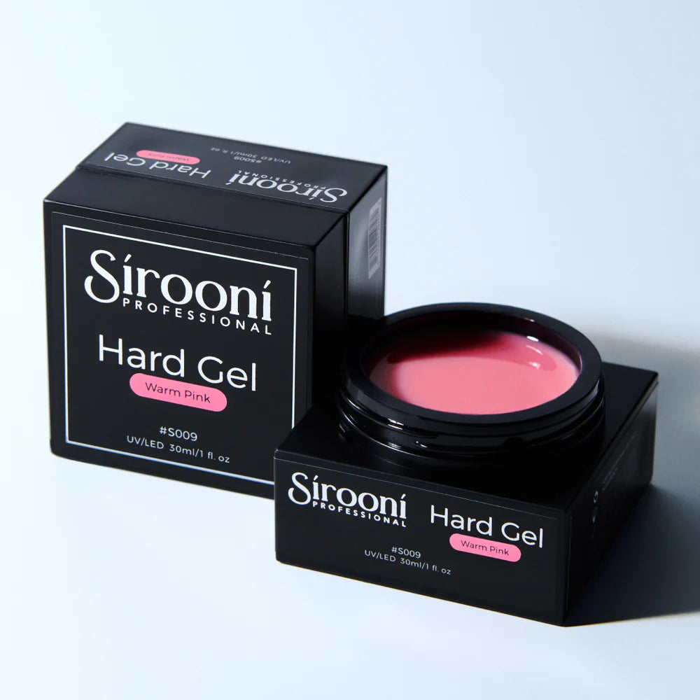 Sirooni Hard Gel - Warm Pink 30ml - Universal Nail Supplies