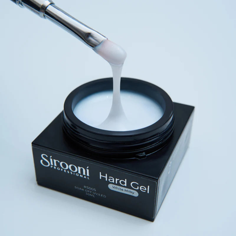 Sirooni Hard Gel - White Milky 30ml - Universal Nail Supplies