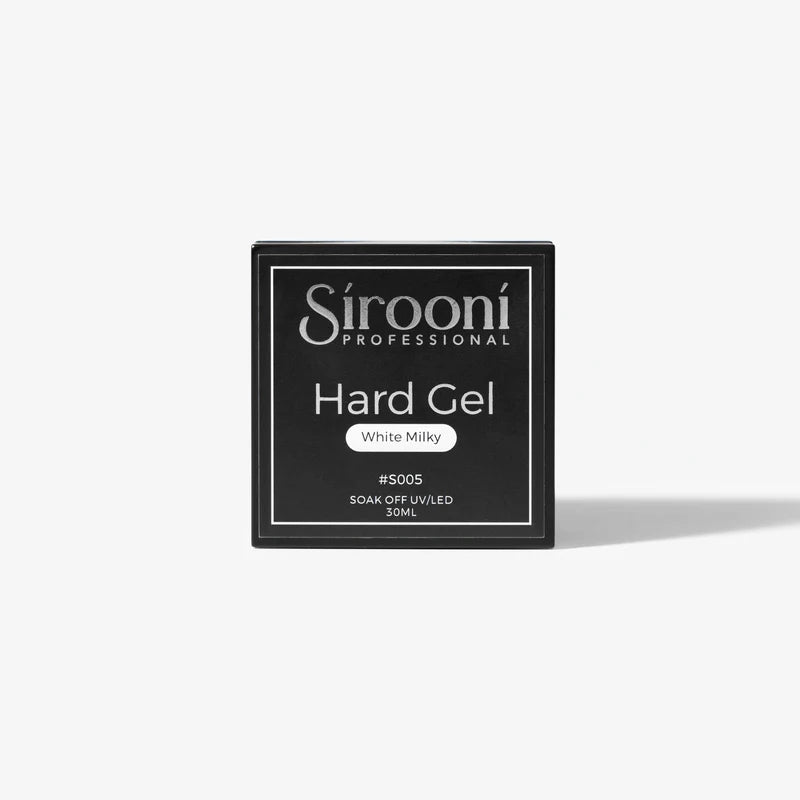 Sirooni Hard Gel - White Milky 30ml - Universal Nail Supplies