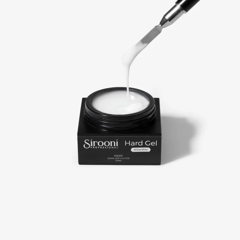 Sirooni Hard Gel - White Milky 30ml - Universal Nail Supplies