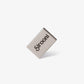 Set of 100 Sirooni professional nail buffers, rectangular mini grey grit 100/180, for smoothing and shaping nails.