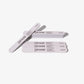 Sirooni Nail File Zebra Round Emery Board 100/180 25 PCS - Universal Nail Supplies