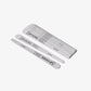 Set of 50 Sirooni wooden nail files with 100/180 grit for professional top coat nail shaping and filing.