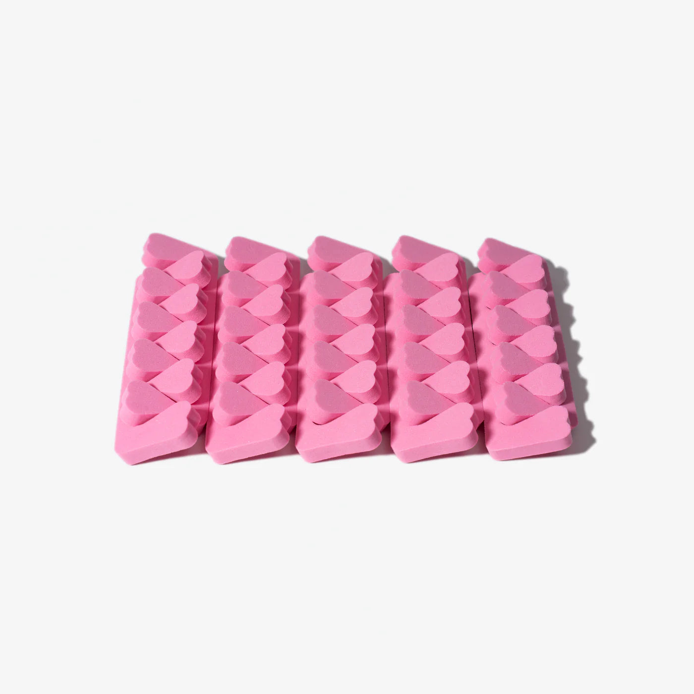 Sirooni Toe Separator 4-Hole - 100PCS  Pack - Pink - Universal Nail Supplies