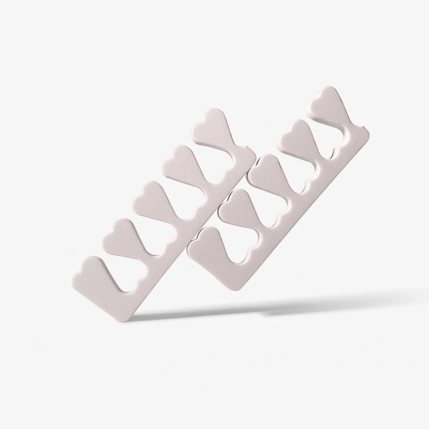 White Sirooni Toe Separator with 4 holes, part of the Sirooni Professional top coat pack, shown in a close-up image.