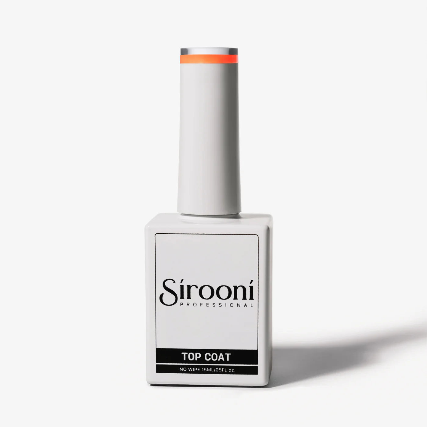 Sirooni Top Coat - Coral Orange 15ml T014 - Universal Nail Supplies
