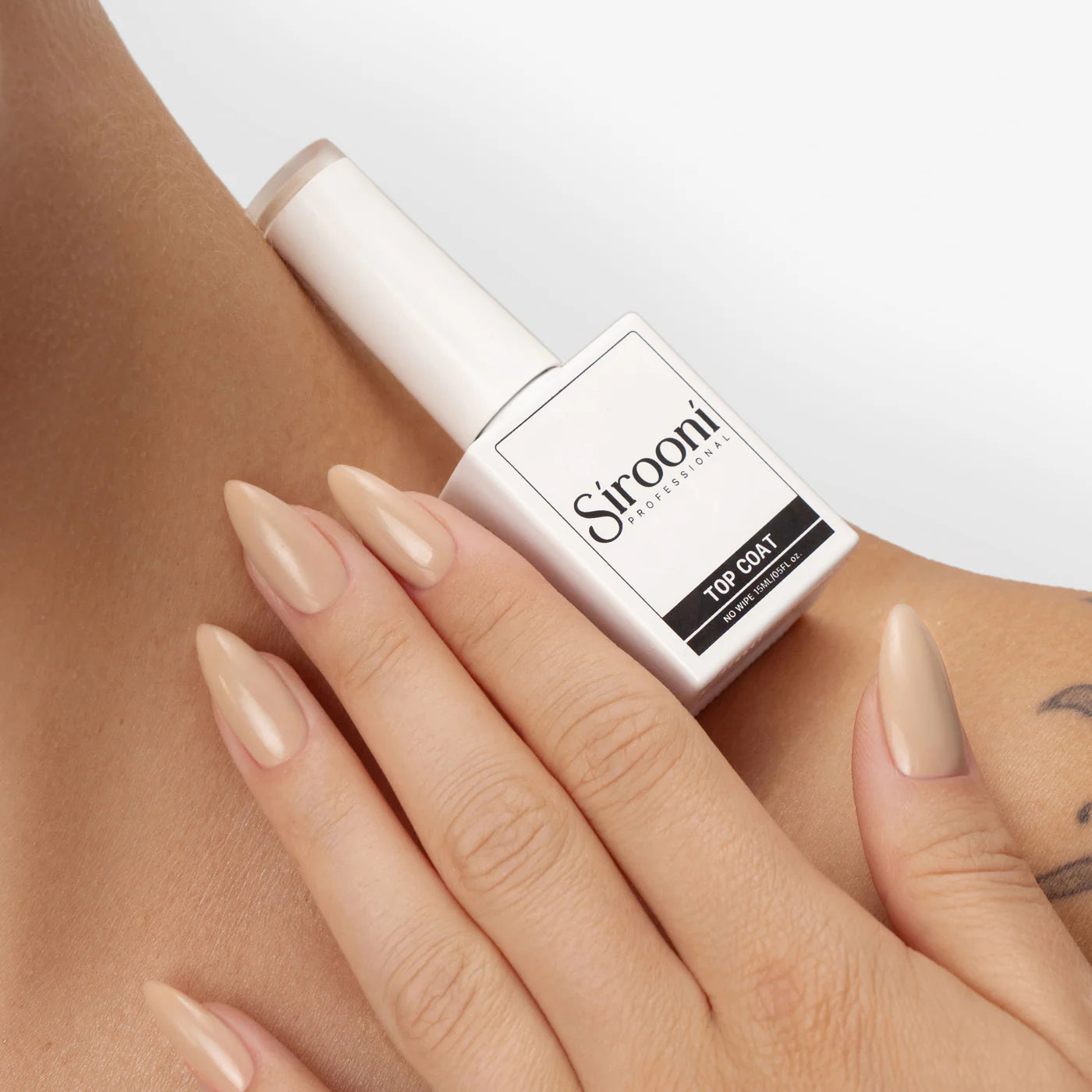 Sirooni Top Coat - Dark Elm 15ml T010 - Universal Nail Supplies