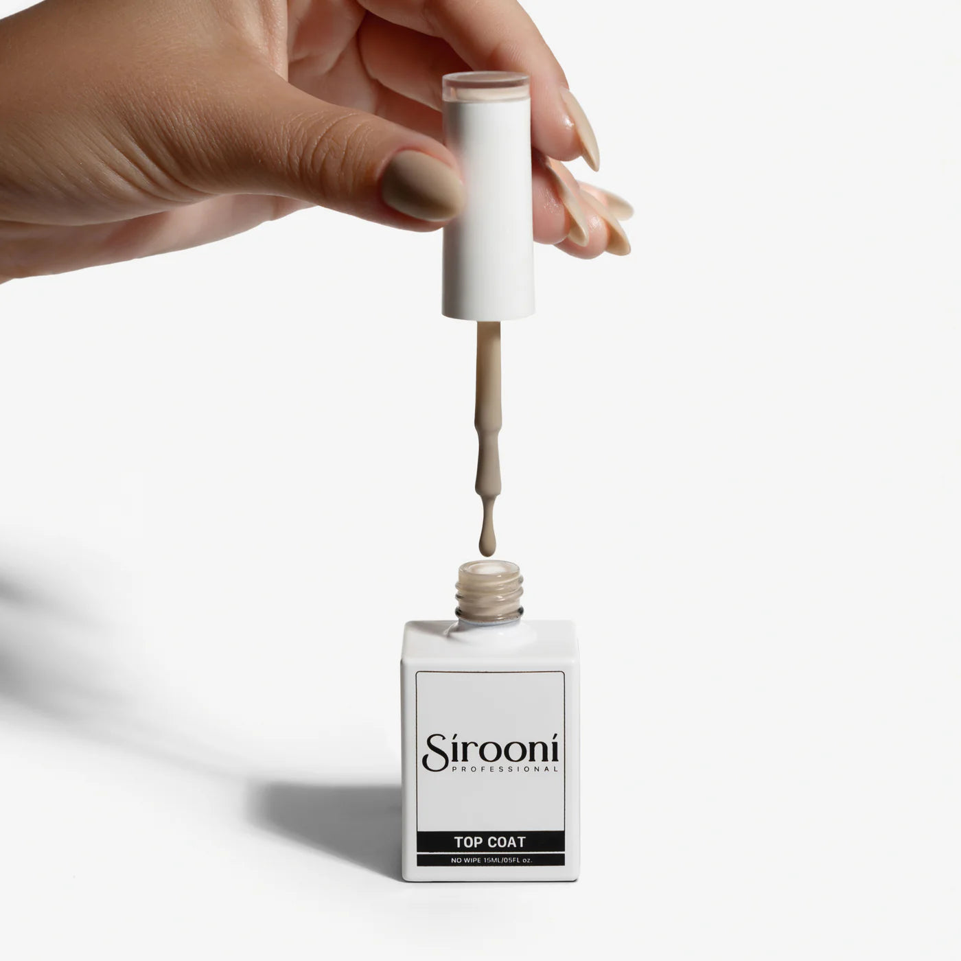Sirooni Top Coat - Dark Elm 15ml T010 - Universal Nail Supplies