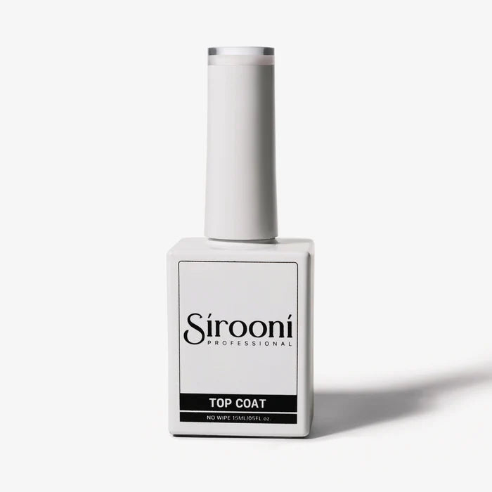 Sirooni Top Coat - Milky White 15ml T001 - Universal Nail Supplies