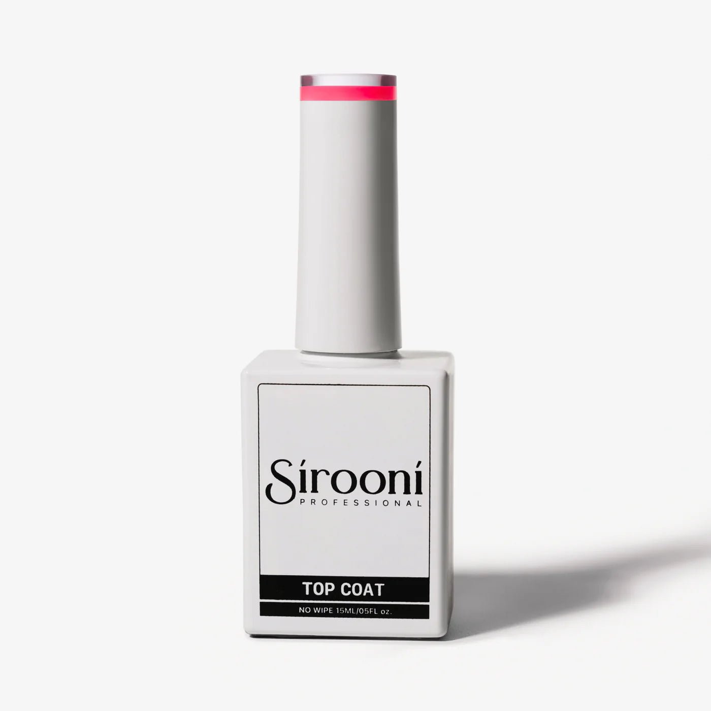 Sirooni Top Coat - Shocking Pink 15ml T011 - Universal Nail Supplies