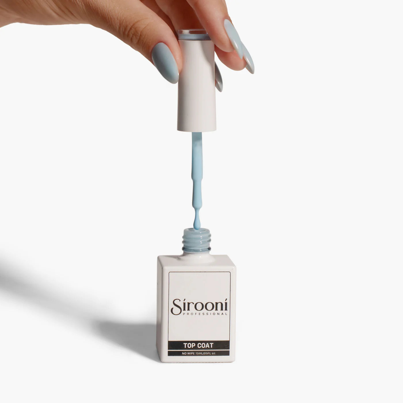Sirooni Top Coat - Sky Blue 15ml T009 - Universal Nail Supplies
