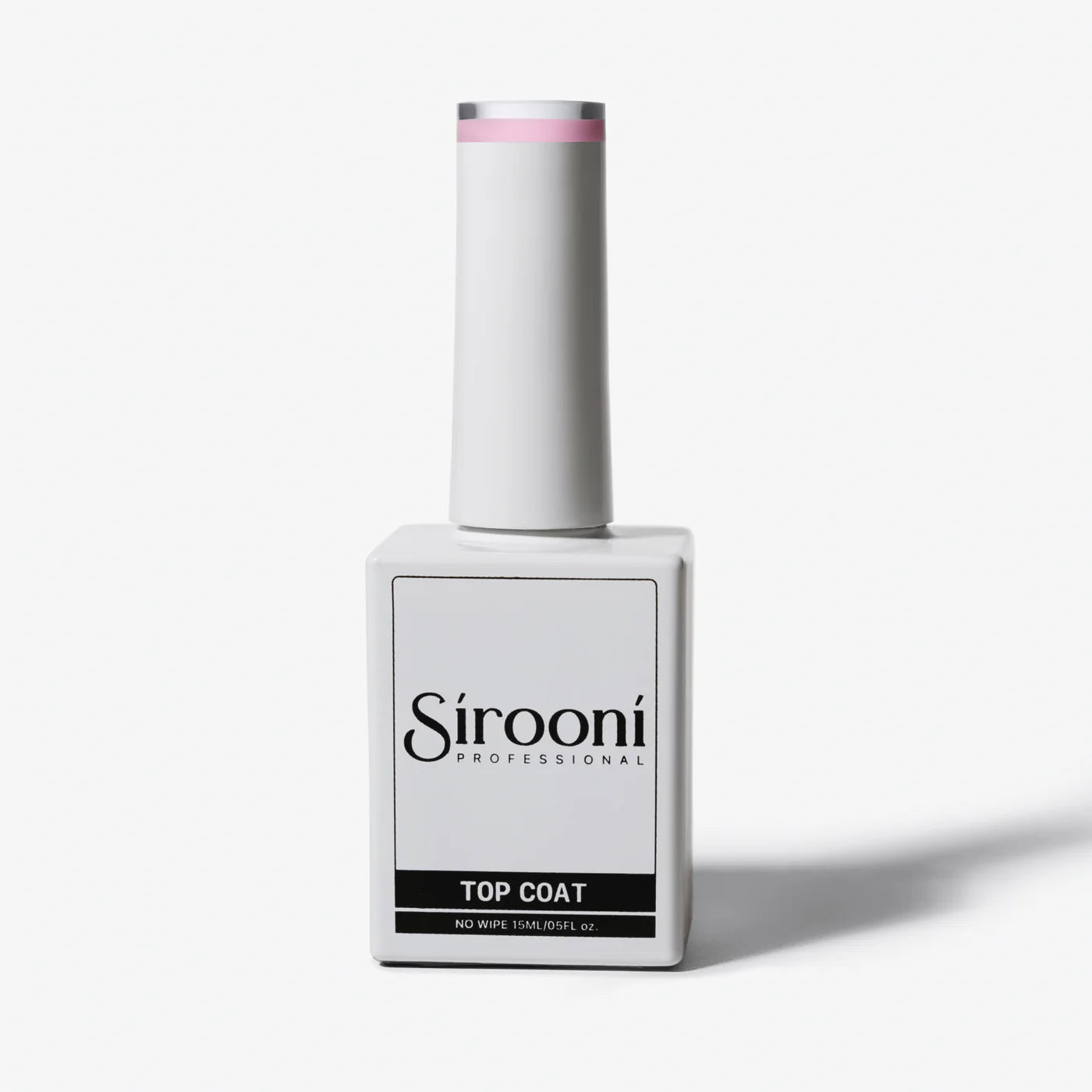 Sirooni Top Coat - Soft Pink 15ml T006 - Universal Nail Supplies