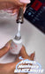 Sofi Glaze Sheer Pink Gel Polish bottle from shades #6 to #15, Hema and TPO free, with colorful gel polish swatches.