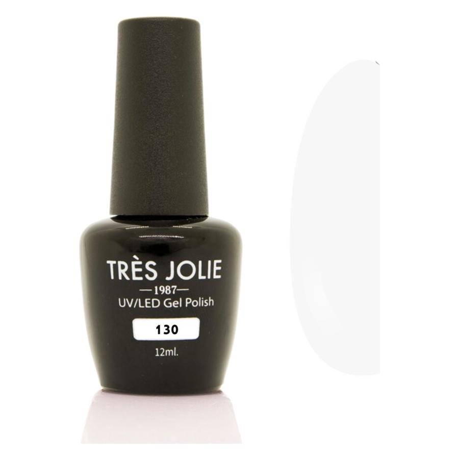 Tres Jolie Gel Nail Polish 12 mL - #131 White Color - Universal Nail Supplies