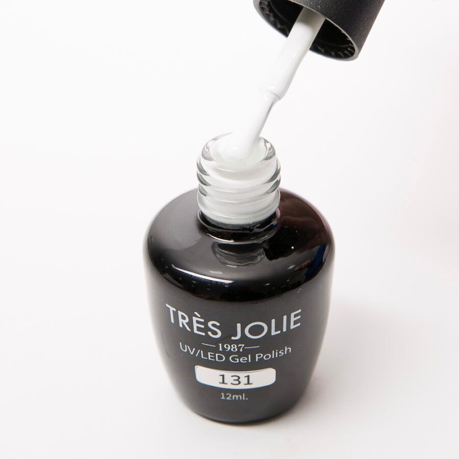 Tres Jolie Gel Nail Polish 12 mL - #131 White Color - Universal Nail Supplies