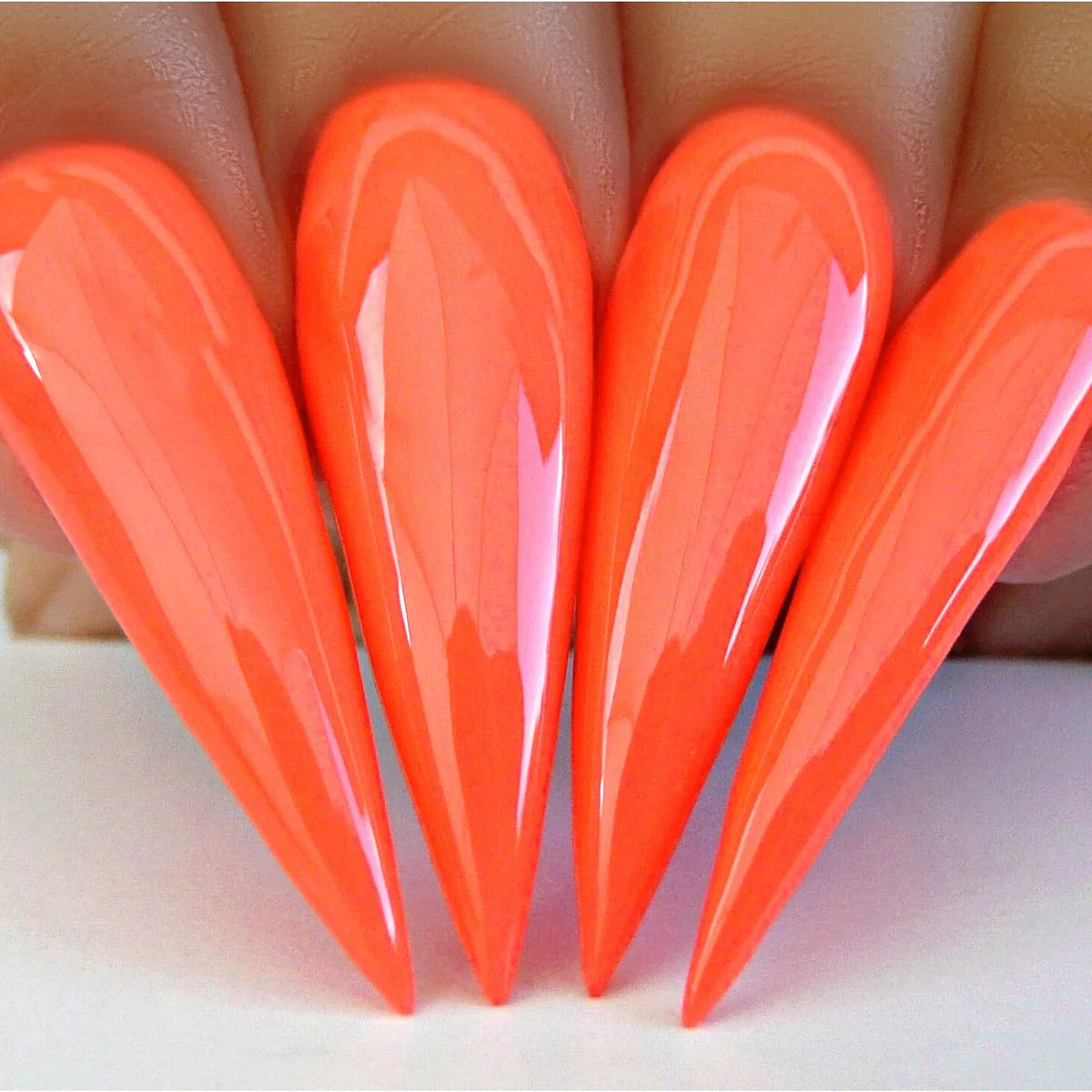 Kiara Sky Gel + Matching Lacquer - Twizzly Tangerine #542 (Clearance) - Universal Nail Supplies