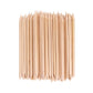 UNS 100pc Wood Nail Sticks 4.5 Inch  Cuticle Pusher - Universal Nail Supplies