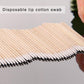 UNS 100Pcs Nail Art Wood Swab Cotton Sticks for detail correction, suitable for precise nail design and manicure touch-ups