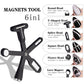 UNS 6-in-1 Cat Eye Gel Nail Magnet for nails, showcasing magnetic tool used with gel nail polish for eye-catching effects