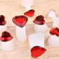 UNS 8-piece soft silicone heart-shaped toe separators for nail care, featuring comfortable, flexible design for pedicure treatments.