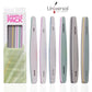 Set of six UNS professional nail files and buffers, compact nail tools for shaping and smoothing nails.