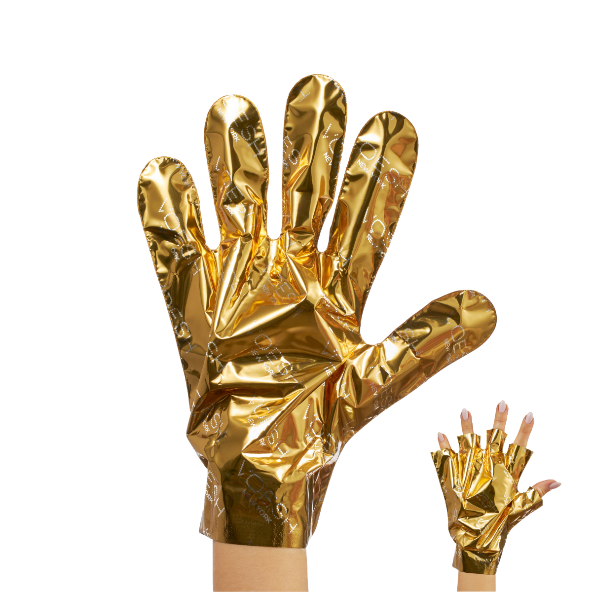 Voesh - Collagen Gloves Imperial Gold - Universal Nail Supplies