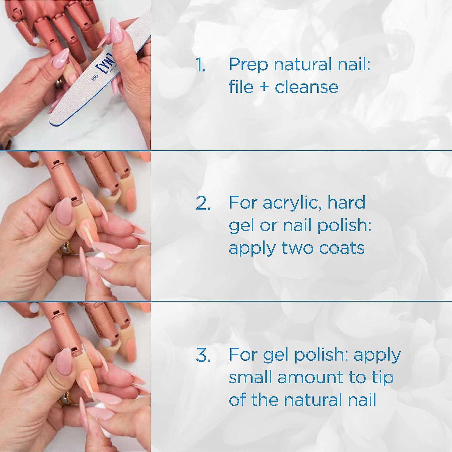 Young Nails Protein Bond nail primer bottle, 0.25 oz, for enhancing nail polish adhesion and preparation.