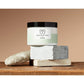 CND Pro Skincare exfoliating scrub in a sleek container showing textured product for gentle skin exfoliation.